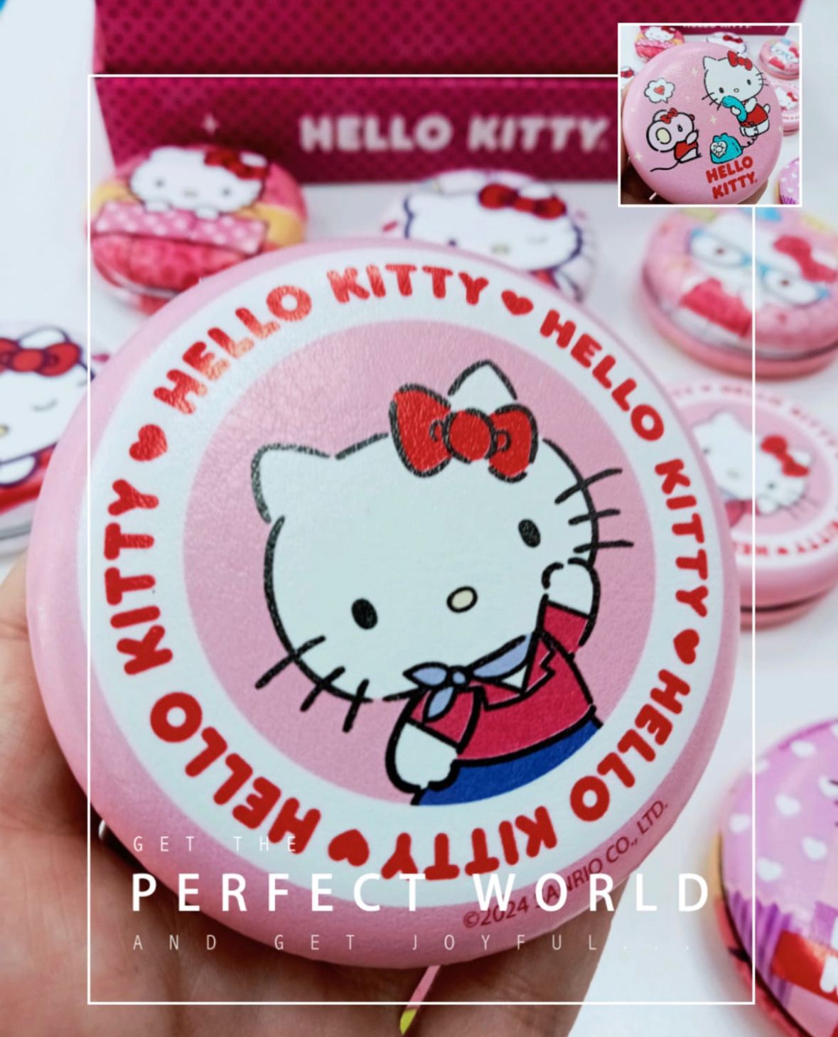Espejos Redondo Kitty (Docena)