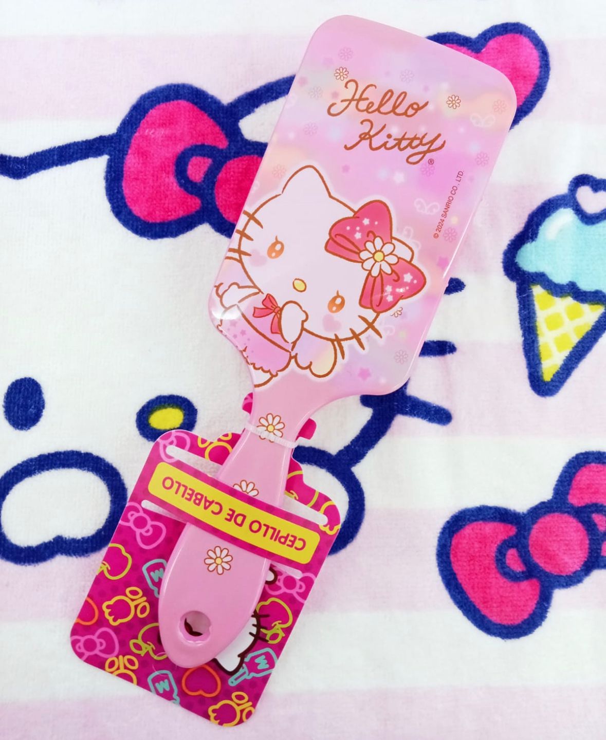 Cepillos de Pelo Hello Kitty (6 Unidades)