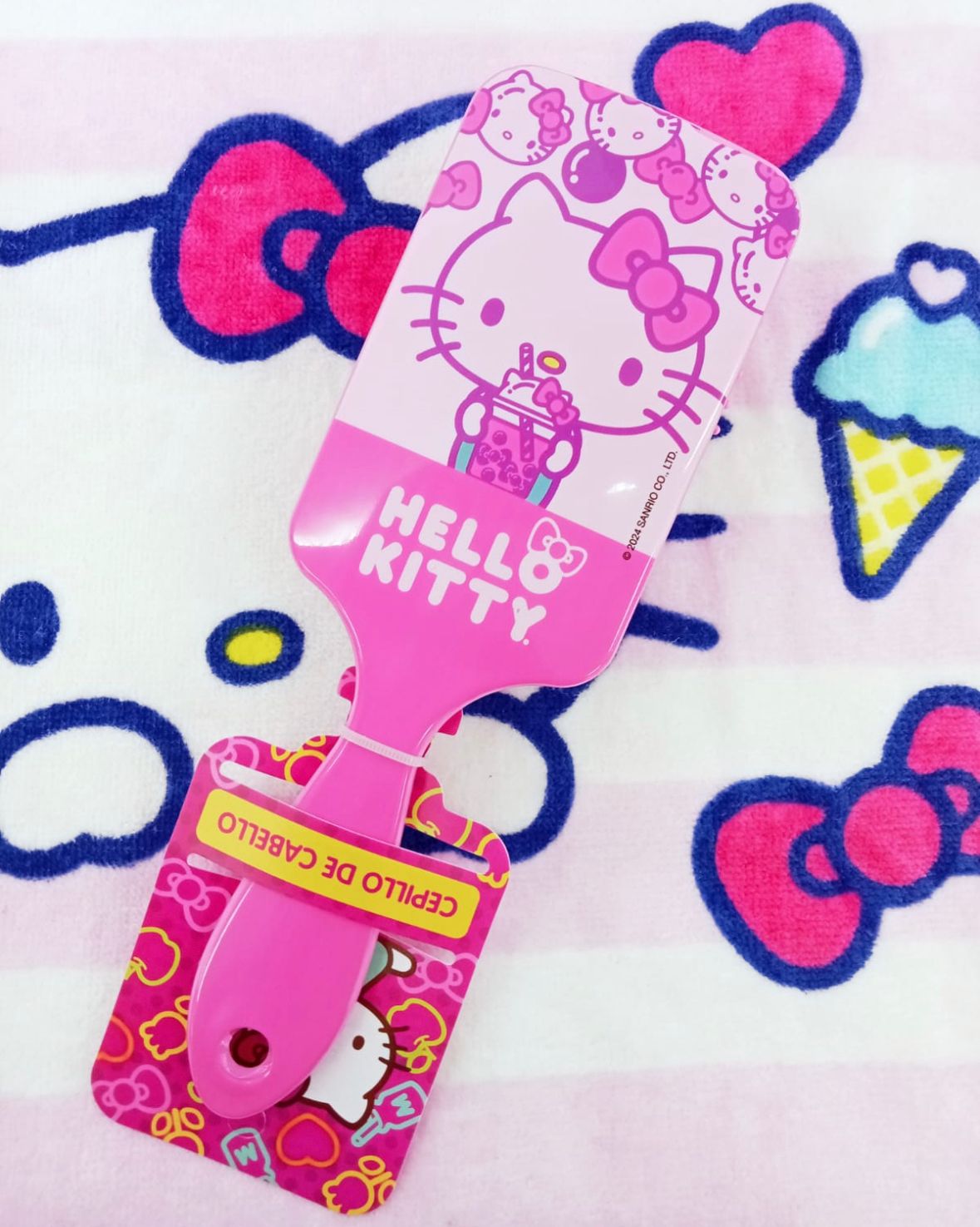 Cepillos de Pelo Hello Kitty (6 Unidades)