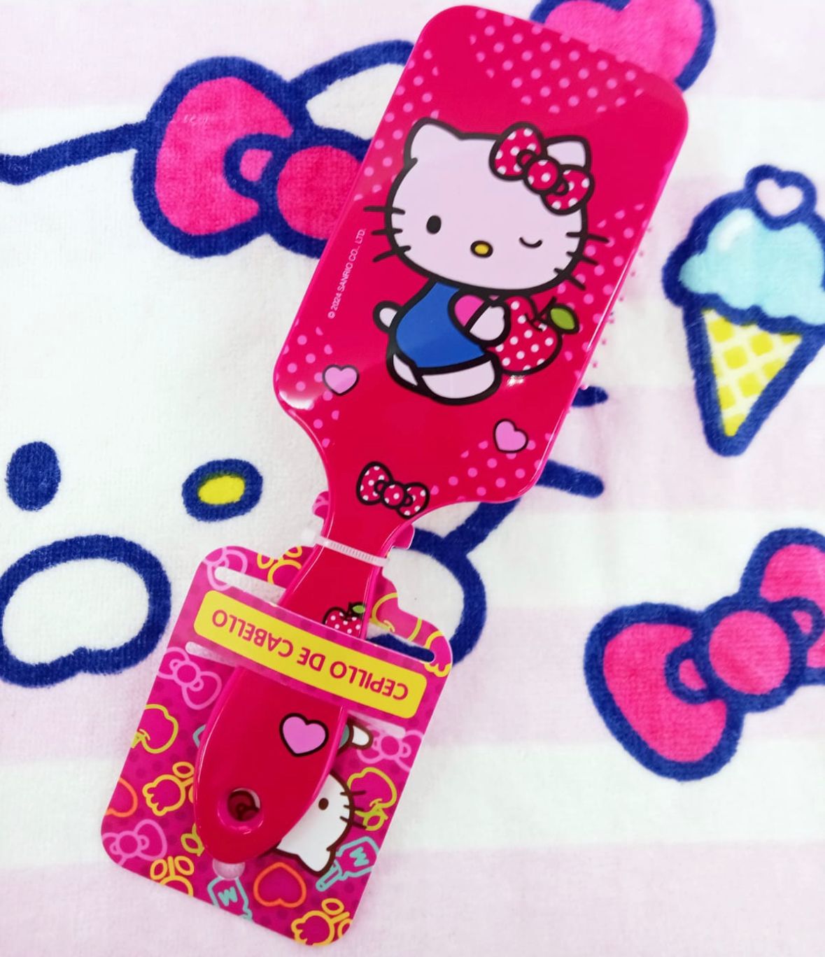 Cepillos de Pelo Hello Kitty (6 Unidades)