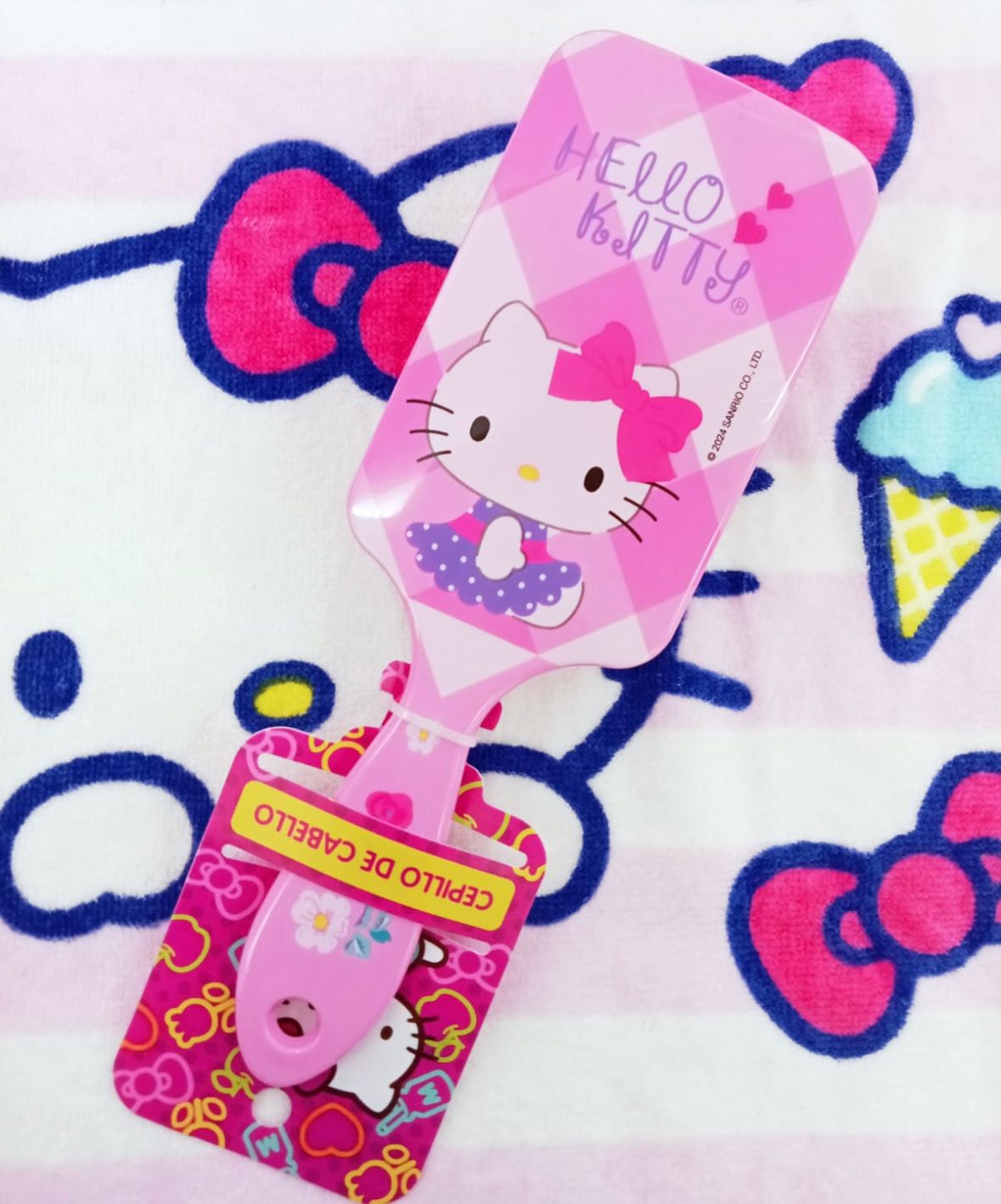 Cepillos de Pelo Hello Kitty (6 Unidades)
