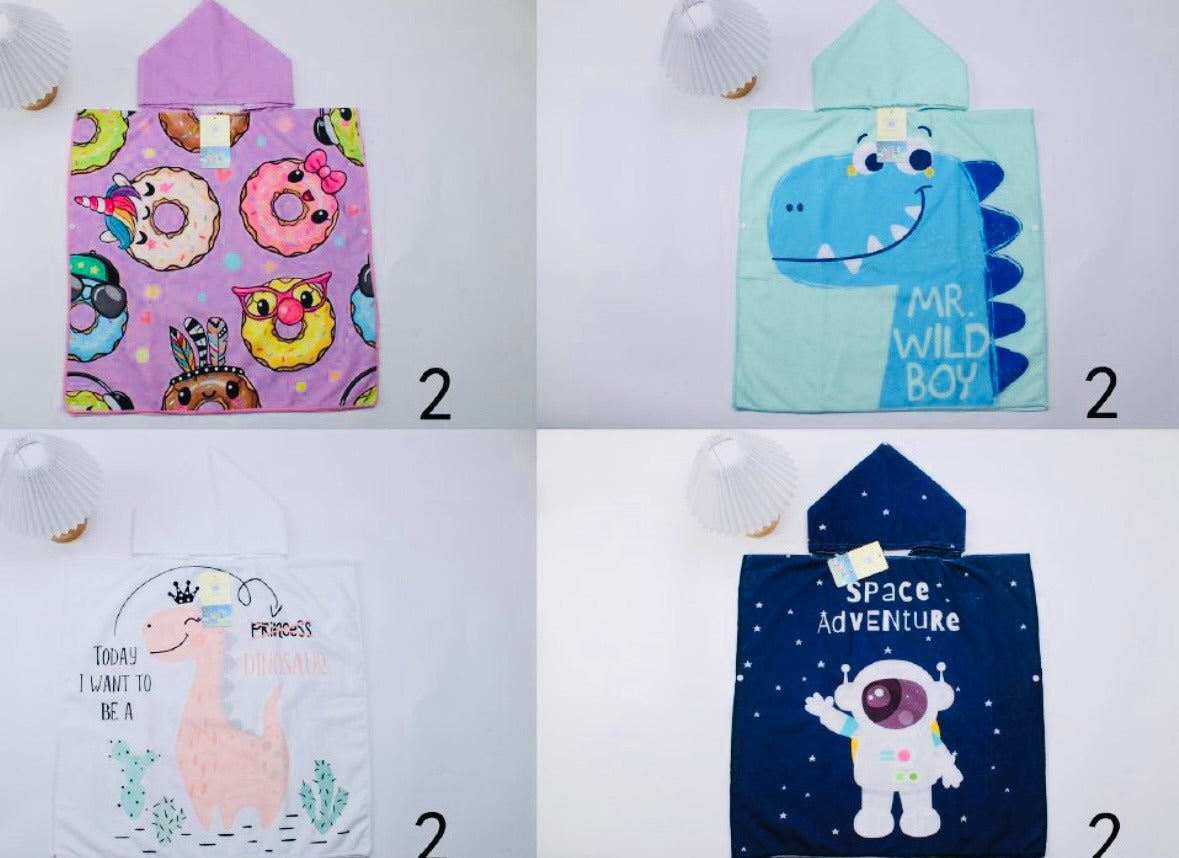 Toalla de Niños con Capucha (Desde 3 Unidades)