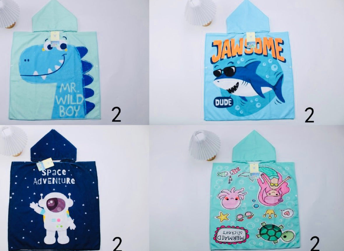 Toalla de Niños con Capucha (Desde 3 Unidades)