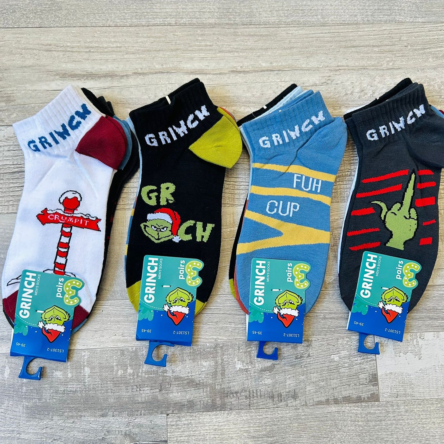 Calcetín Grinch ❤️Hombre 1307-2