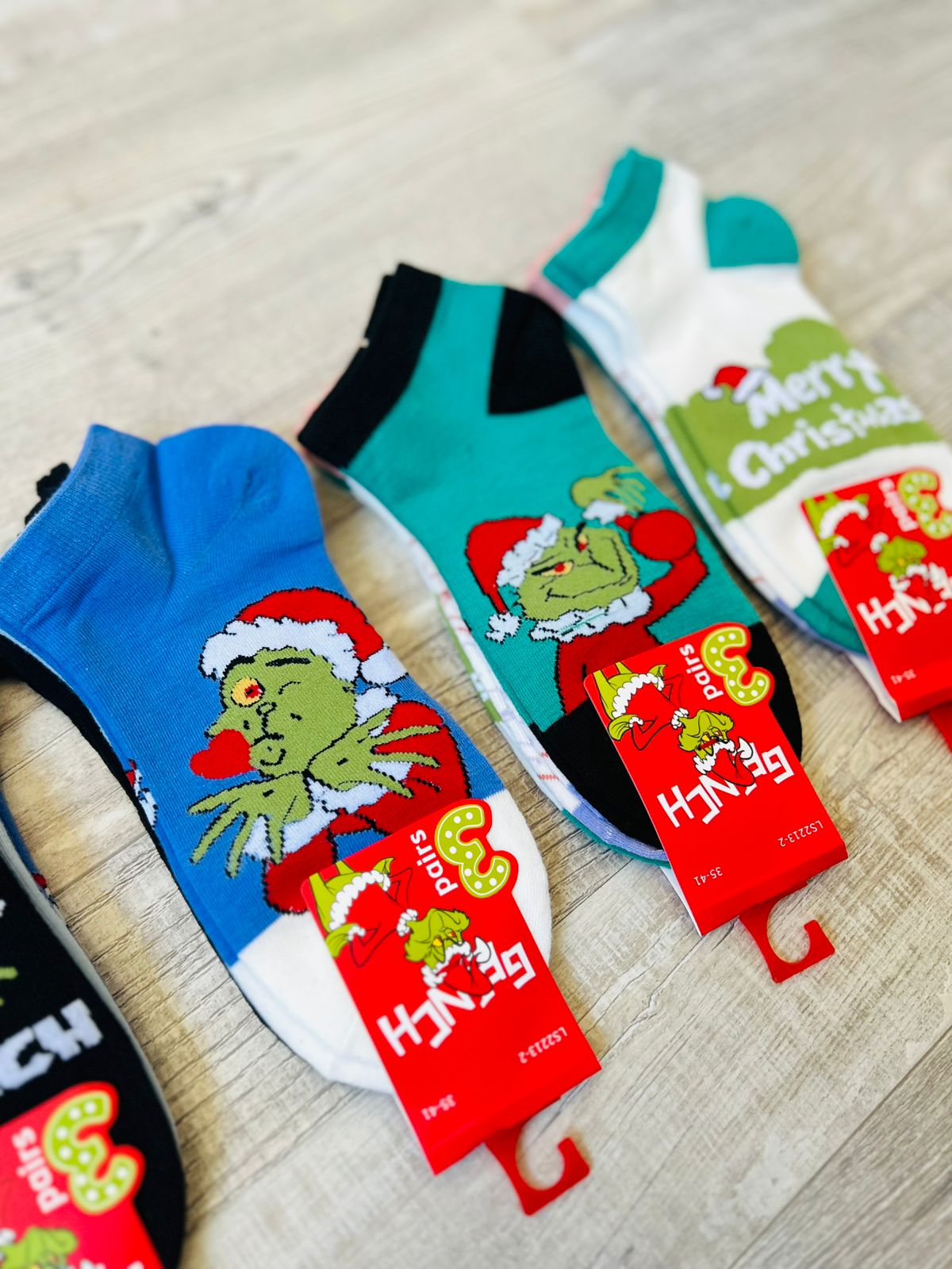 Calcetín Grinch ❤️Mujer 2213-2