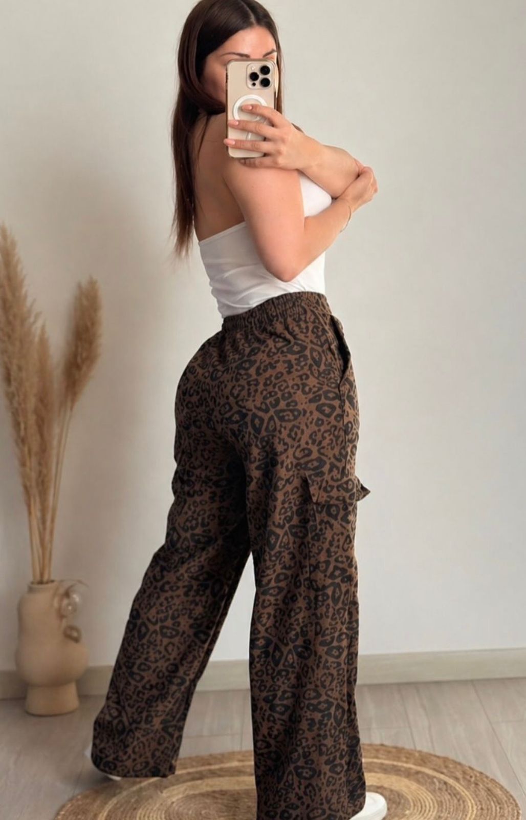 Pantalón de Cotele con Polar❤️Print BR56🐆 (Docena)