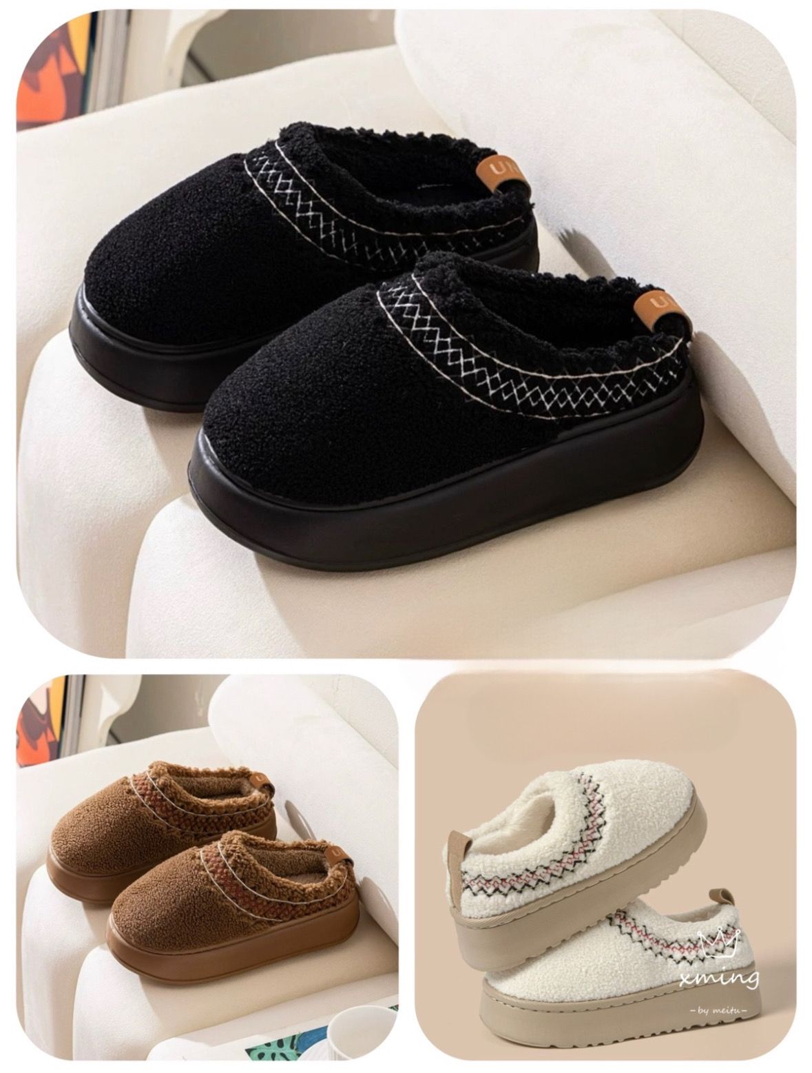 Pantufla Mujer ZG-01 (Mínimo 3 Unidades)