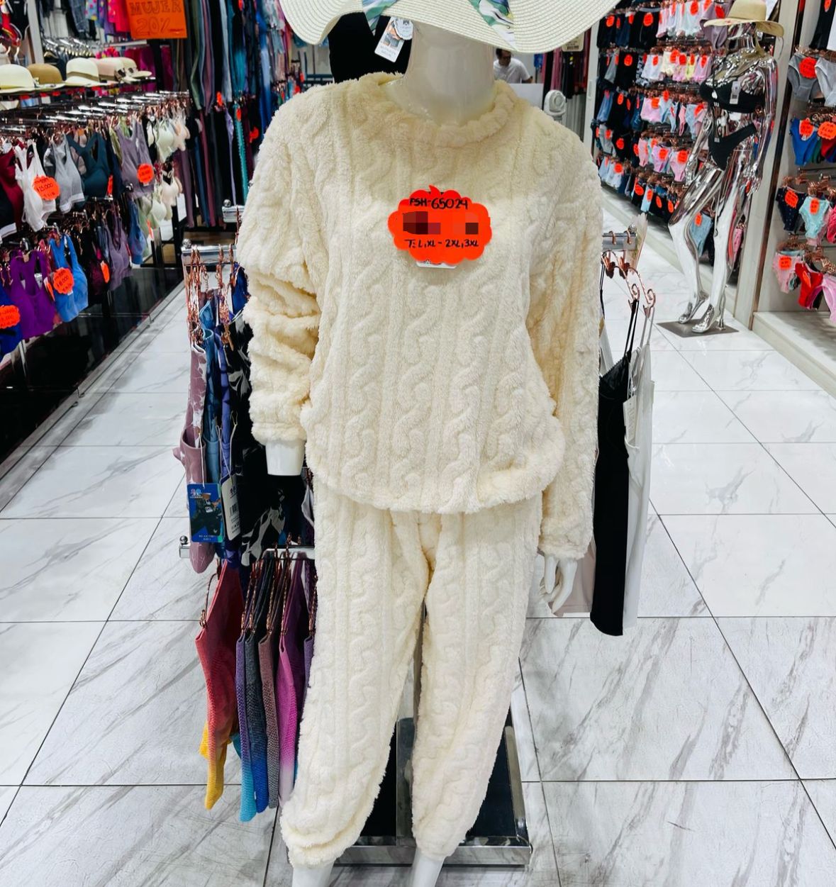 Pijama Mujer Trenzado Extralindas 65024 (Minimo 3 unidades)