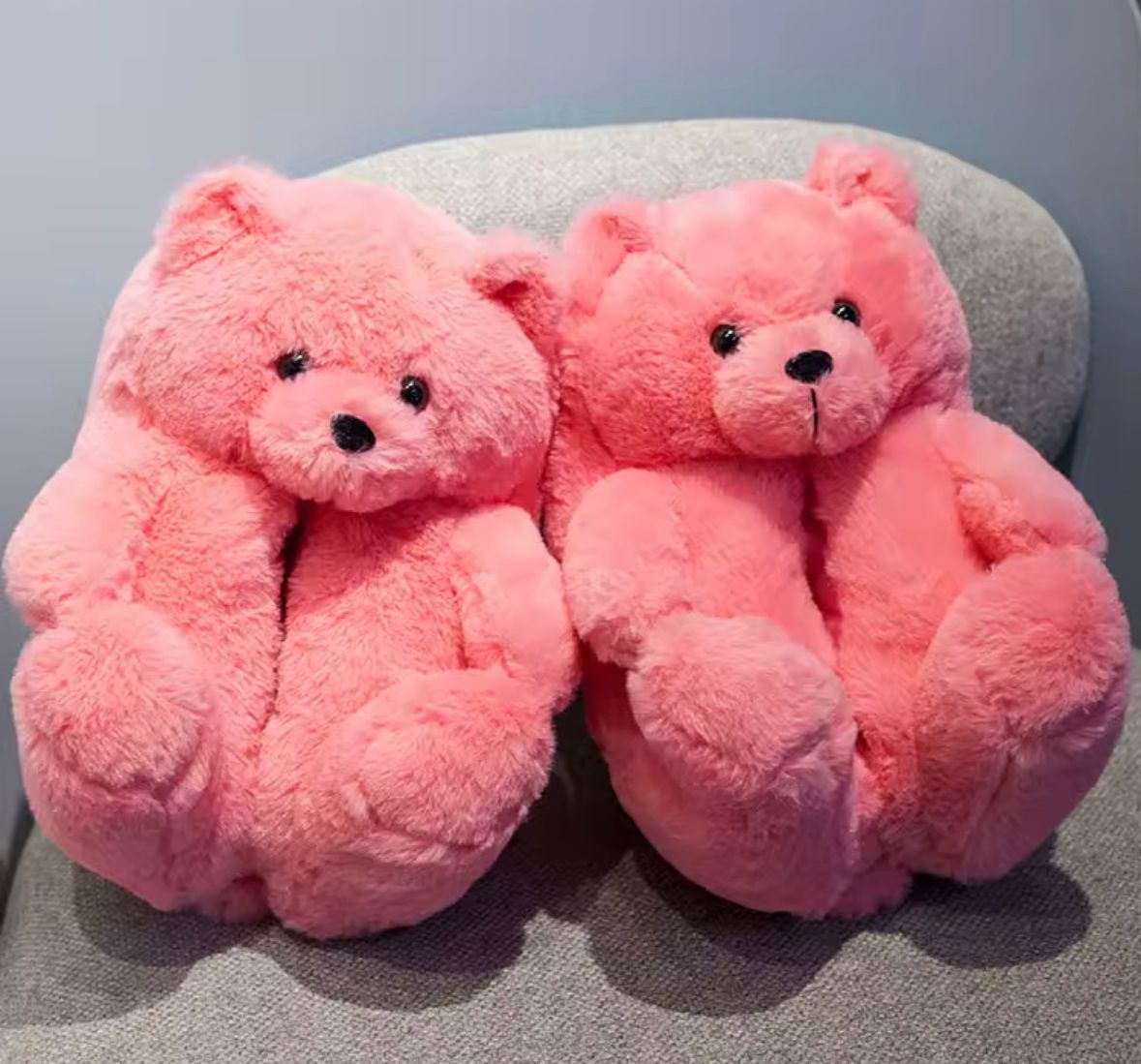 Pantufla Osito Peluche (Mínimo 3 Unidades)