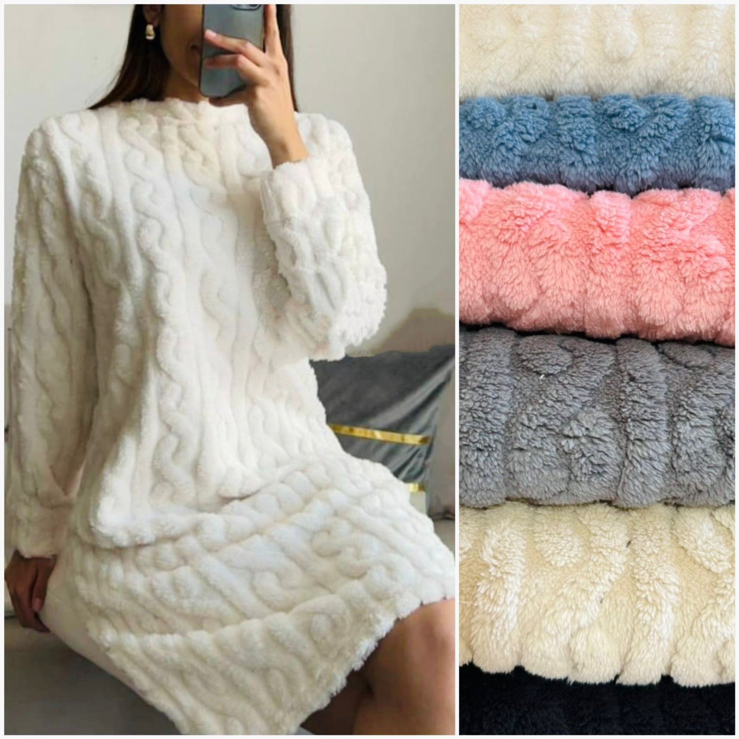 Camisola Trenzada Mujer (Minimo 3 unidades)