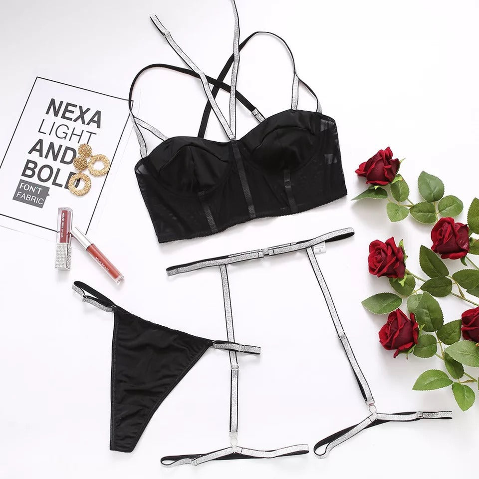 Conjunto Sexy Brillitos 738