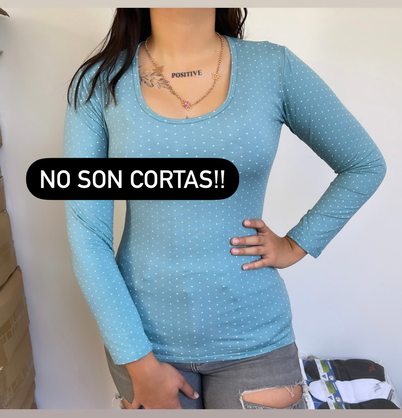 Camiseta Bambú Puntitos