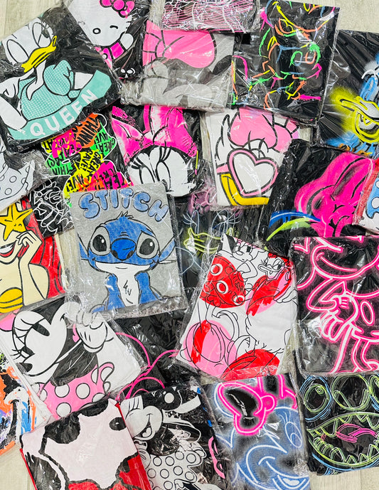 Poleras Disney (10 Unidades)