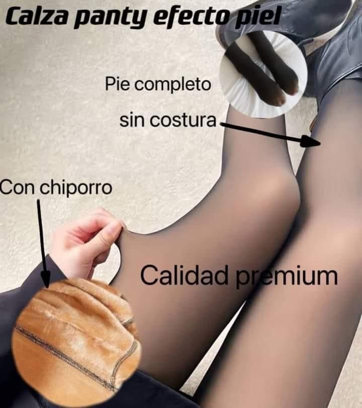 Calza Efecto Panty con Pie (Docena)