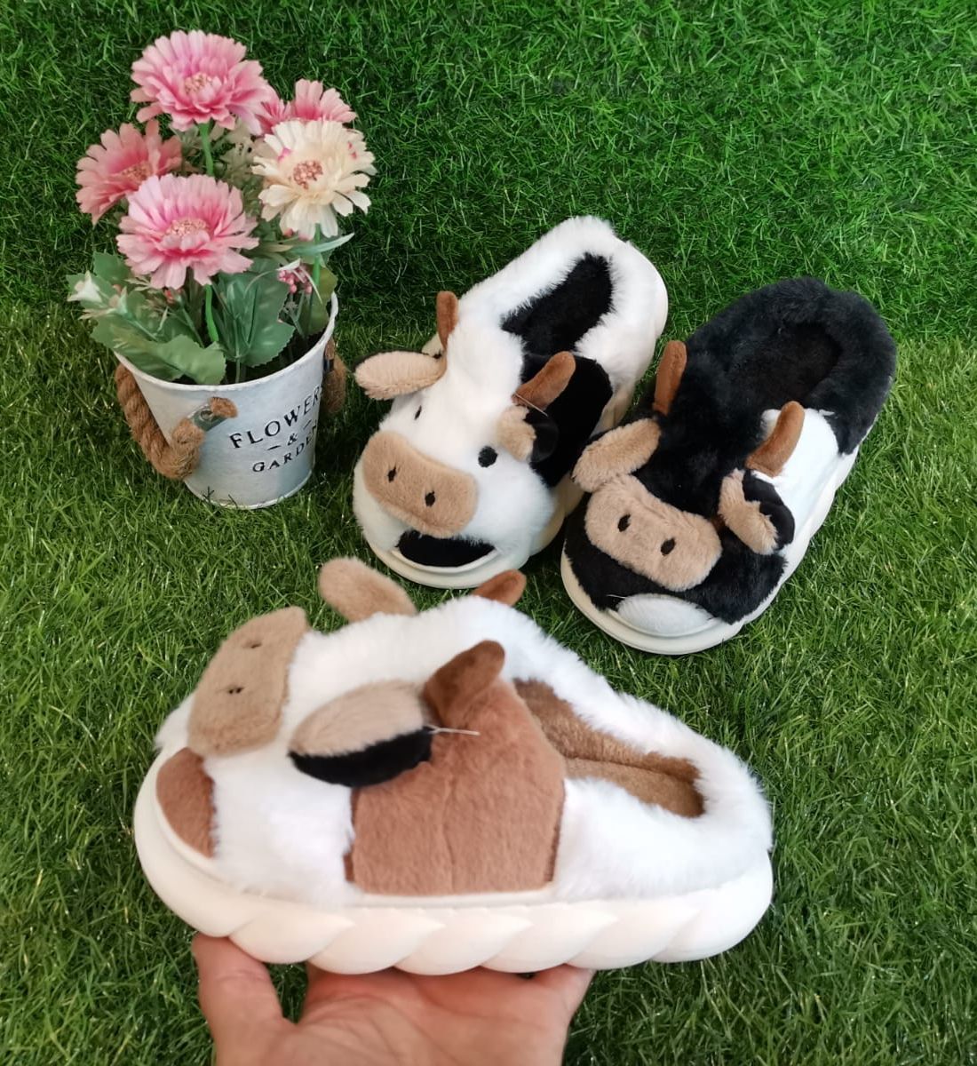 Pantufla Niños Vaquita (Desde 3 Unidades)