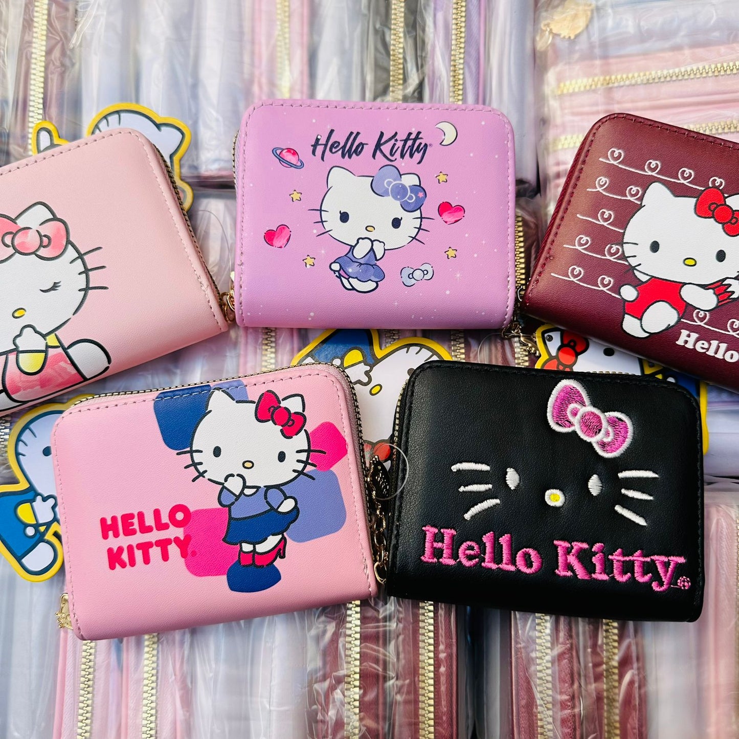 Billeteras Hello Kitty (6 unidades)