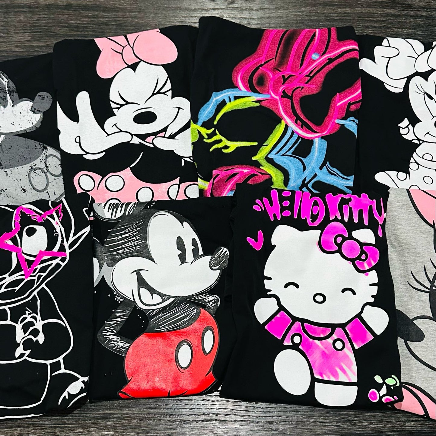 Poleras Disney Oversize (Mínimo 3 unidades)