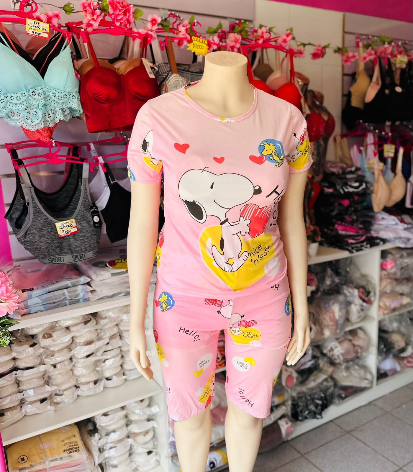 Pijama Snoopy (6 Unidades)