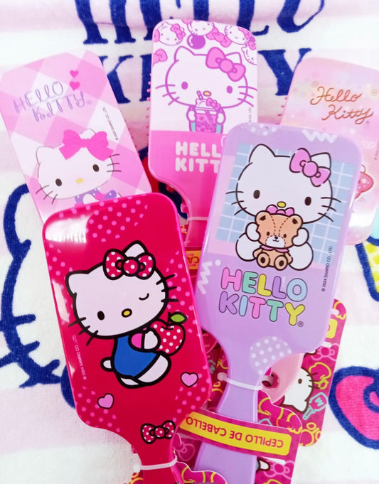 Cepillos de Pelo Hello Kitty (6 Unidades)
