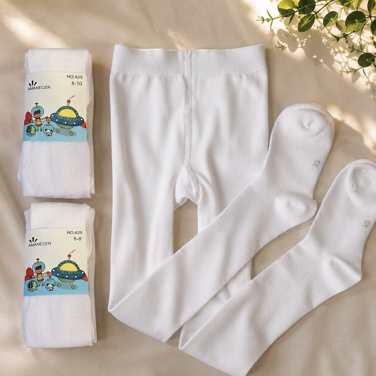 Panty Infantil color Blanco ❤️ A25