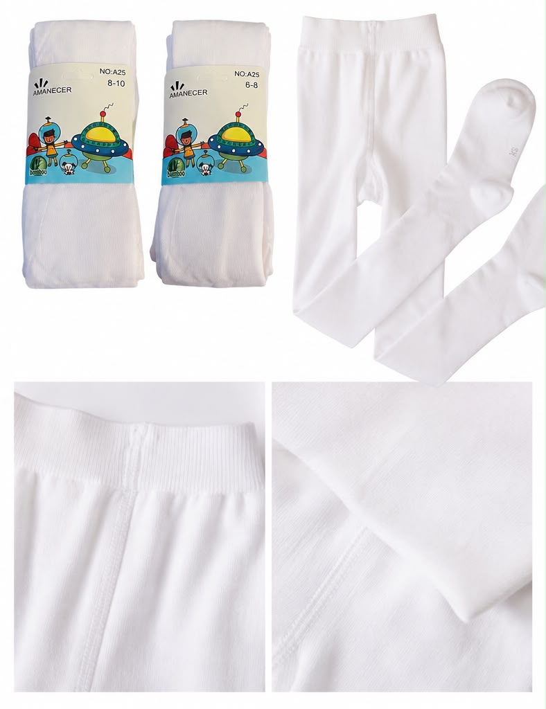 Panty Infantil color Blanco ❤️ A25