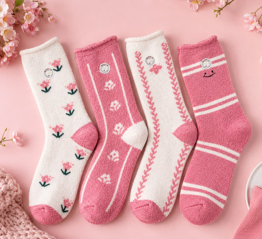 Calcetín Cute Pink 💖 8246