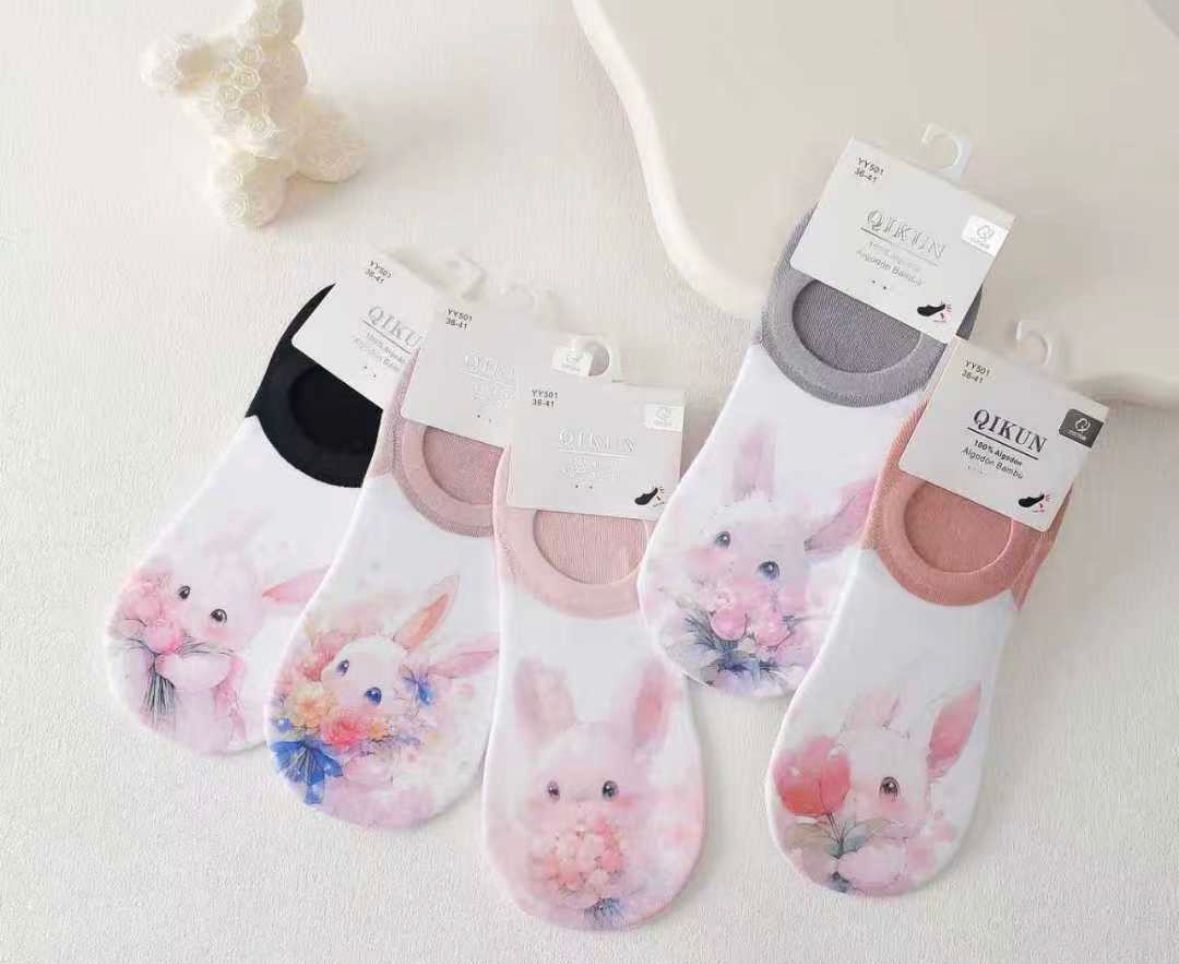 Calcetín Invisible Conejito💖🐰 Y501