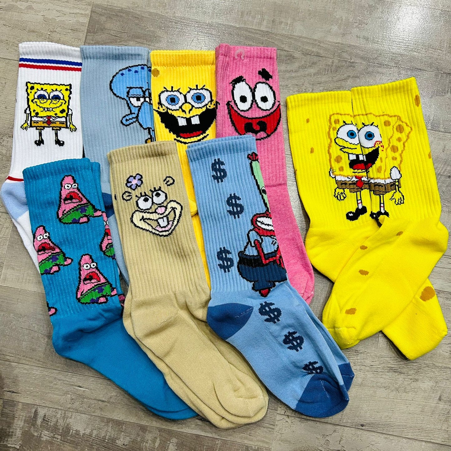 Calcetín Peruano Bob Esponja (Docena)