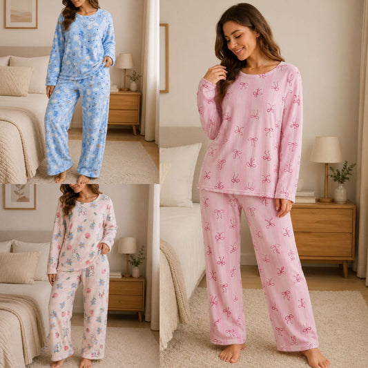 Pijamas de Polar Mujer💖41739 (6 Unidades)