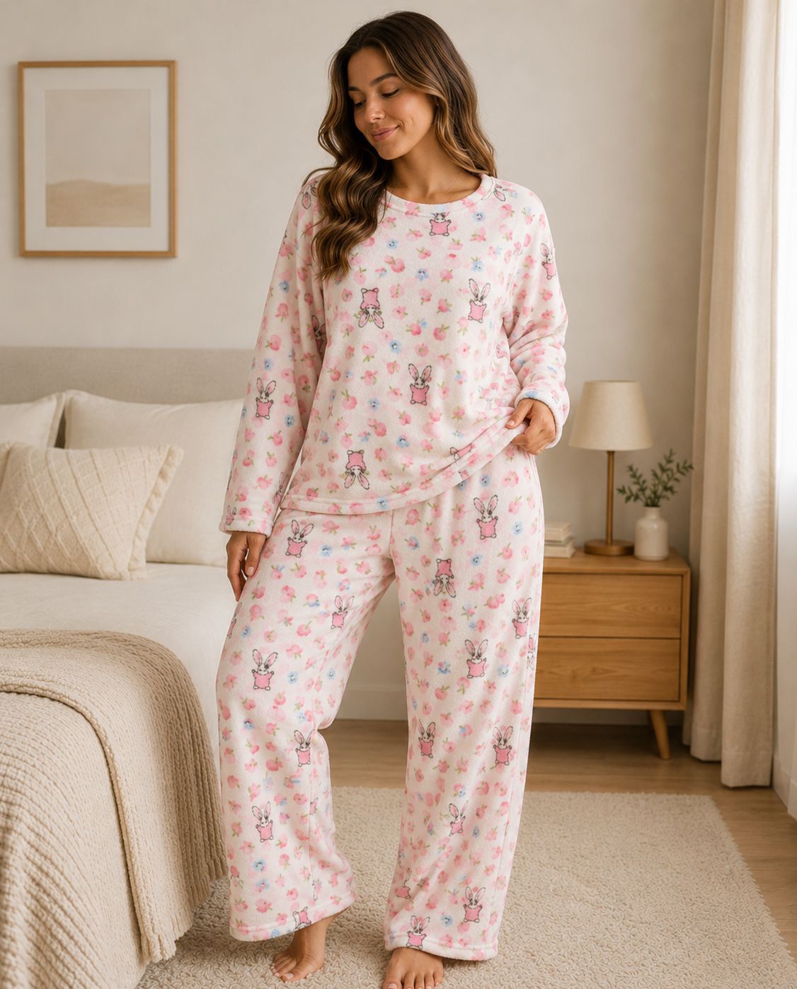 Pijamas de Polar Mujer💖56218 (Docena)