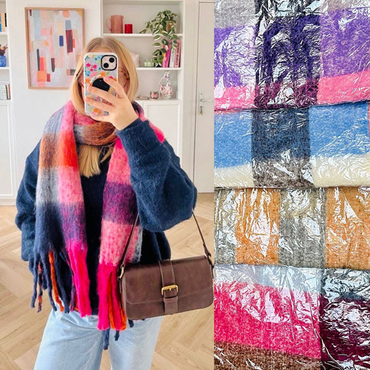 Bufandas Echarpe Colores (10 Unidades)