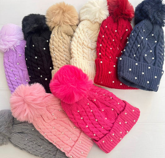 Gorro Perlas Mujer (Docena)