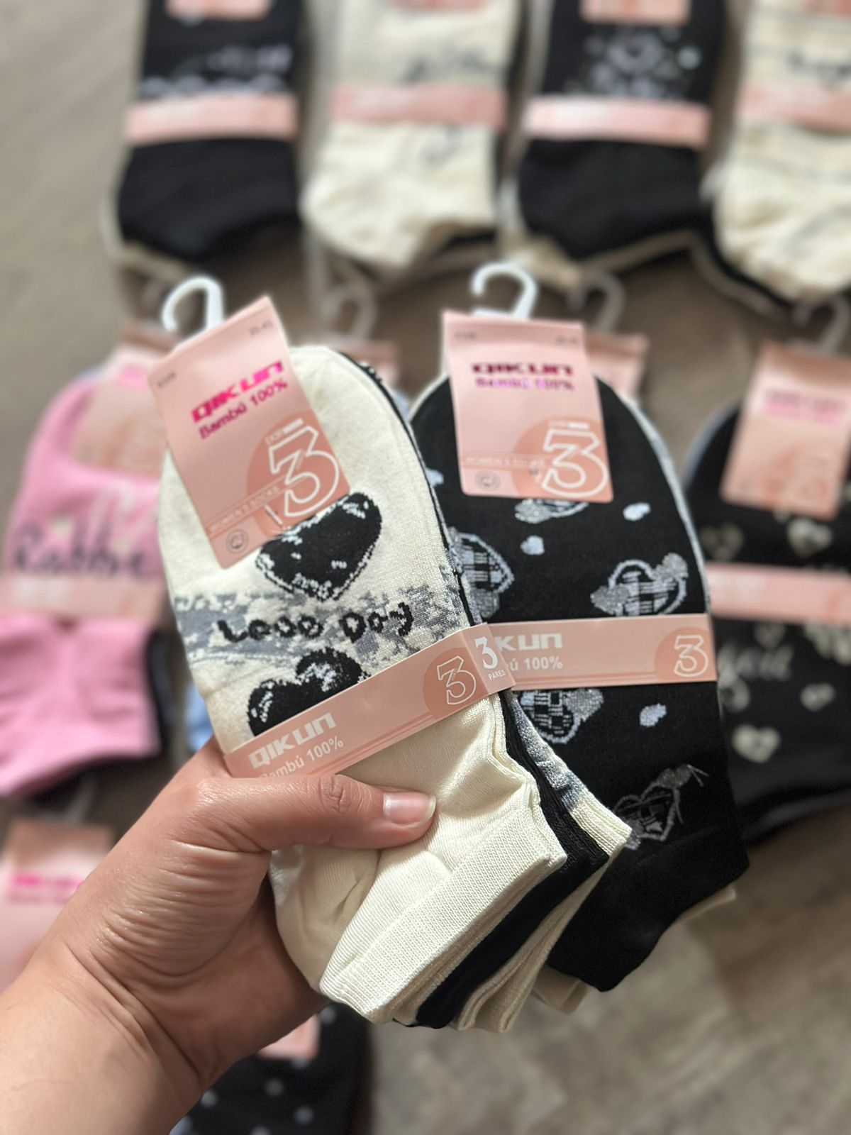 PROMO Calcetín Love 💖 Mujer (48 pares)
