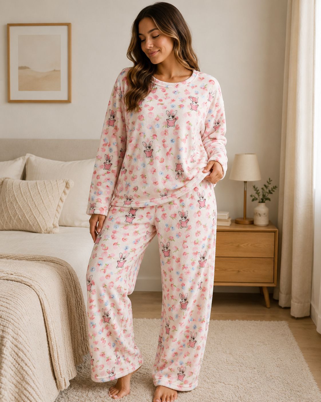 Pijamas de Polar Mujer💖94028 (6 Unidades)