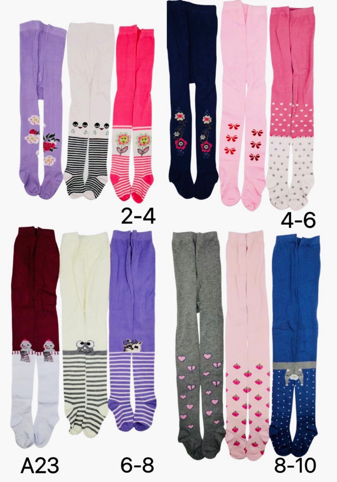 Panty de Niña (6 Unidades) Talla 8-10