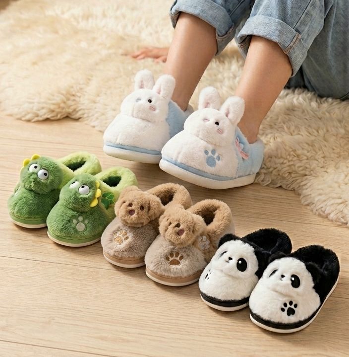 Pantufla Infantil 3D 💖🌈👦🏻ZG-30 (Docena)