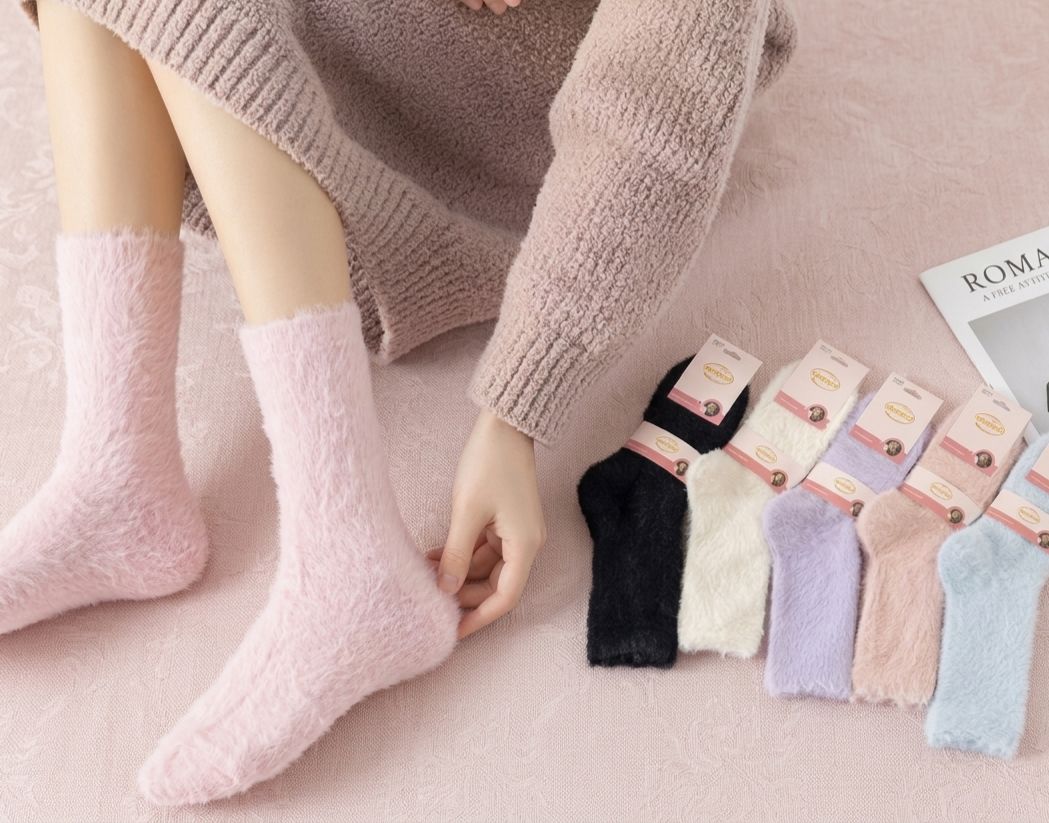 Calcetín Peludito💖🧸YX438