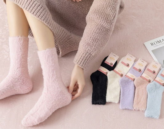 Calcetín Peludito💖🧸YX438