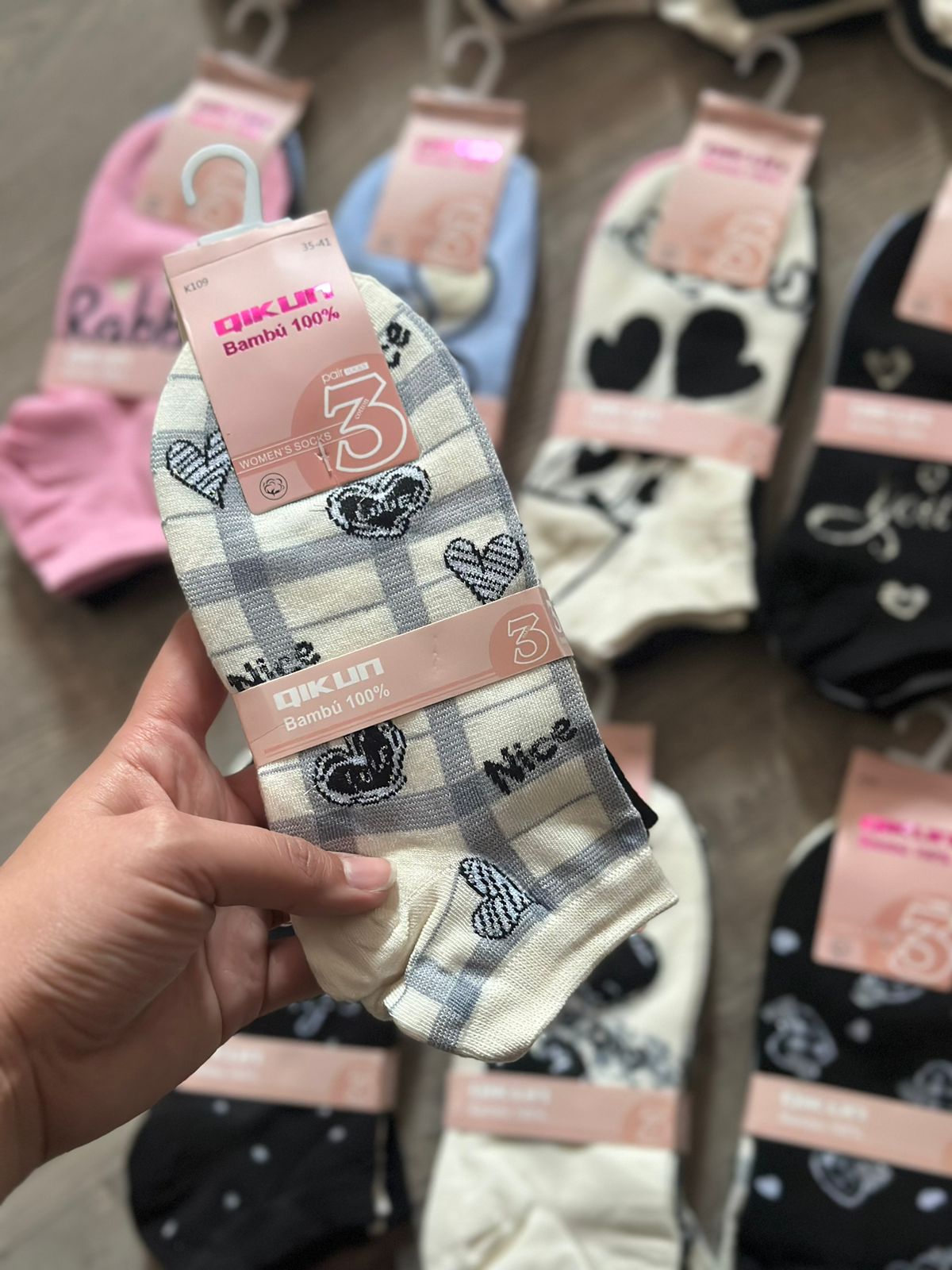 PROMO Calcetín Love 💖 Mujer (48 pares)