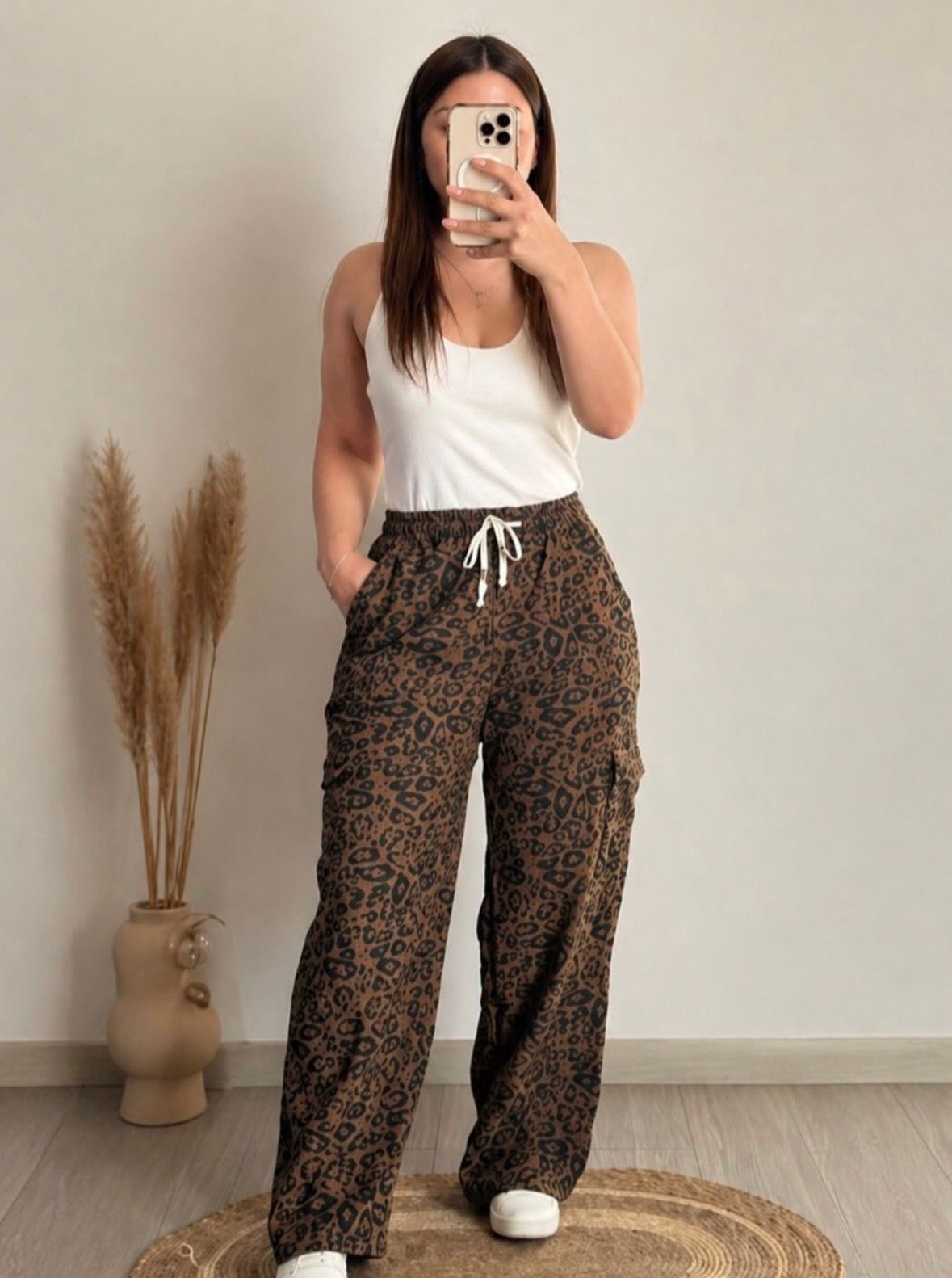 Pantalón de Cotele con Polar❤️Print BR56🐆 (Docena)