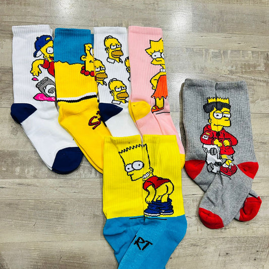 Calcetín Peruano Simpsons (Docena)