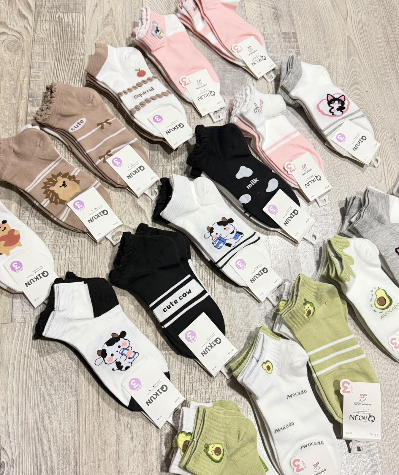 Promo Surtida Algodon ❤️ 60 Pares