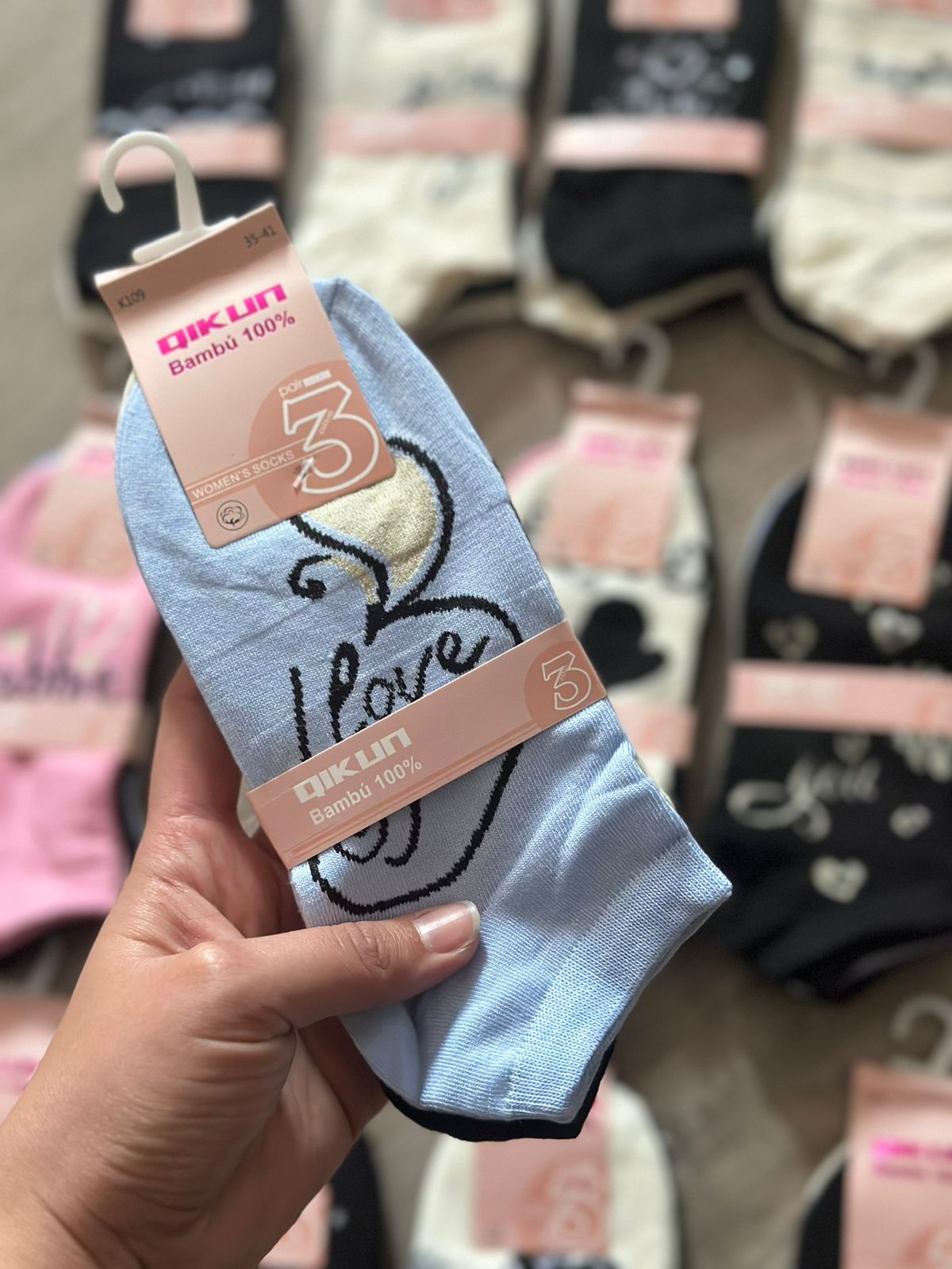 PROMO Calcetín Love 💖 Mujer (48 pares)