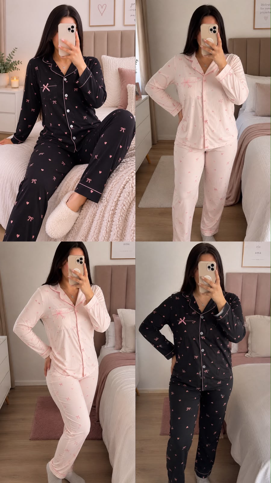 Pijama con Botones Coquette 🎀 (Docena)