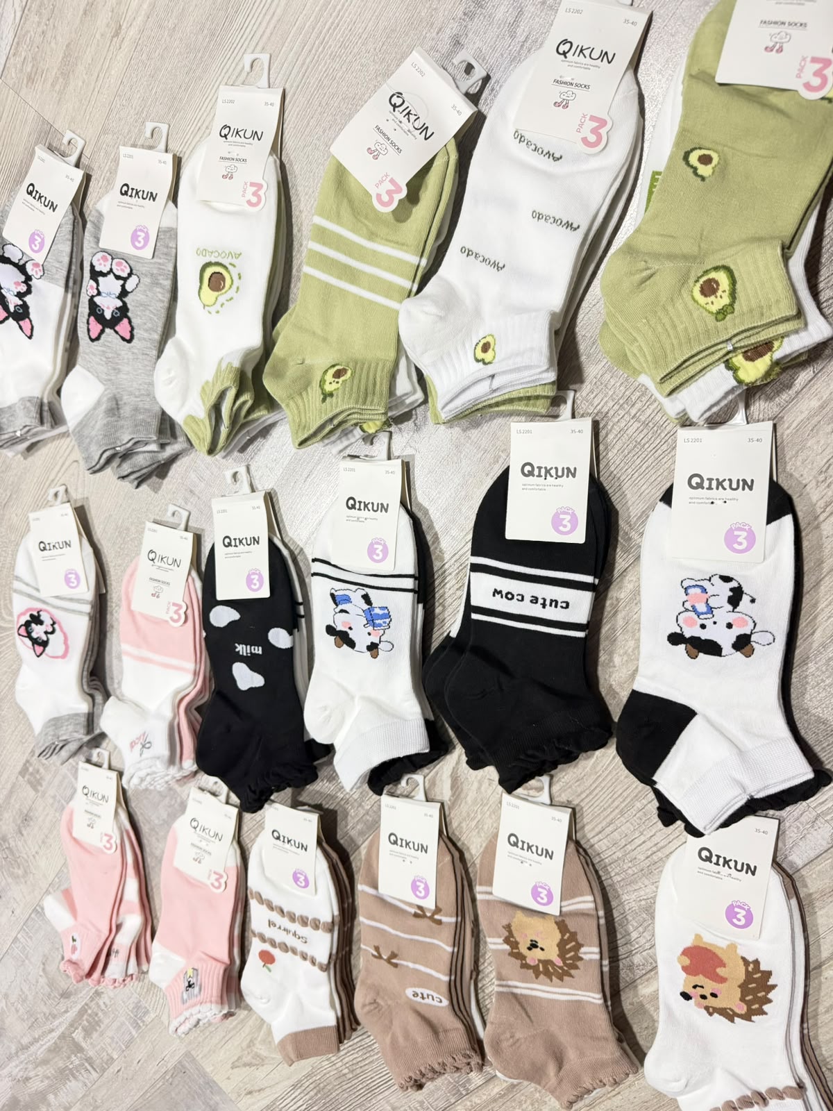 Promo Surtida Algodon ❤️ 60 Pares