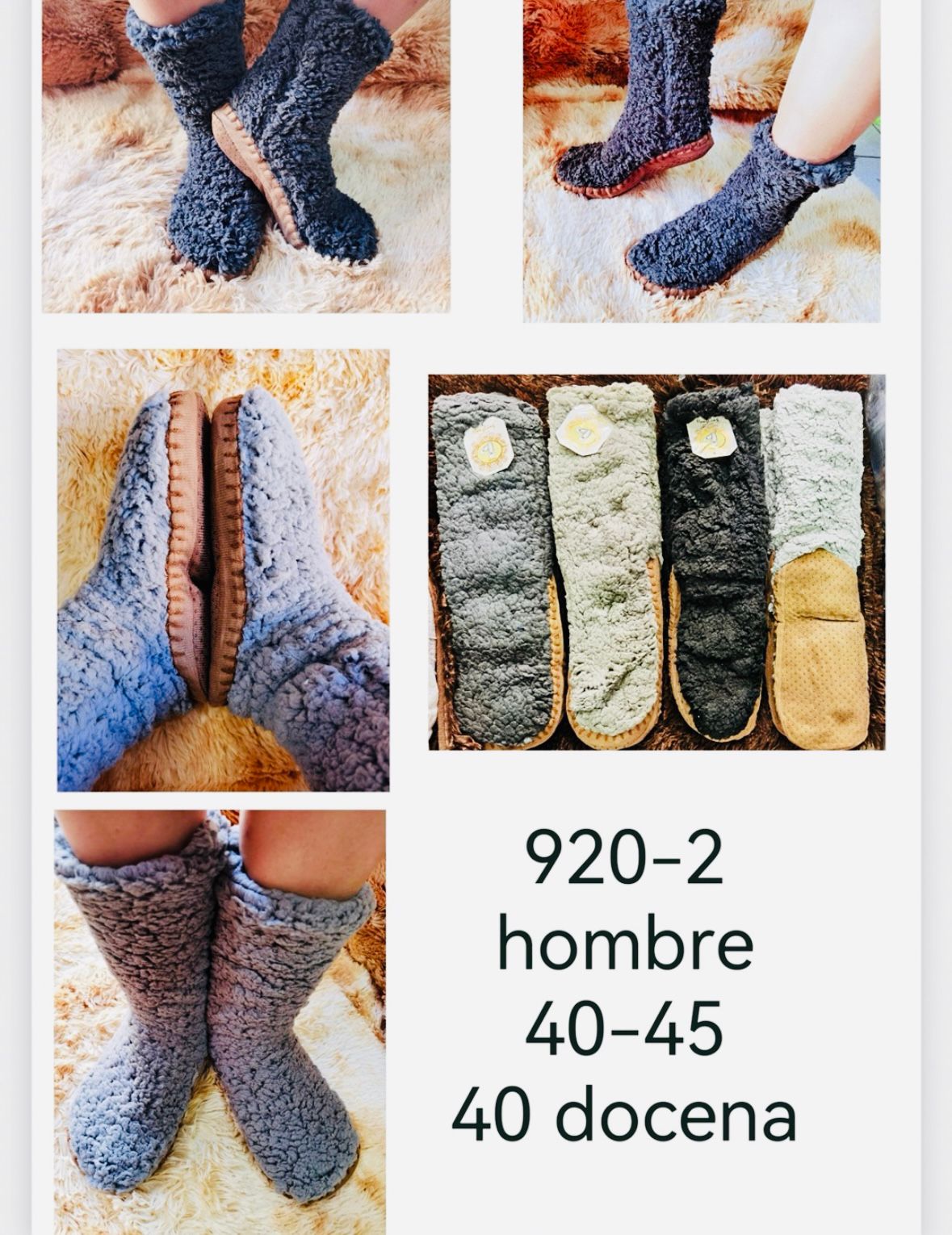 Pantubotas de Hombre