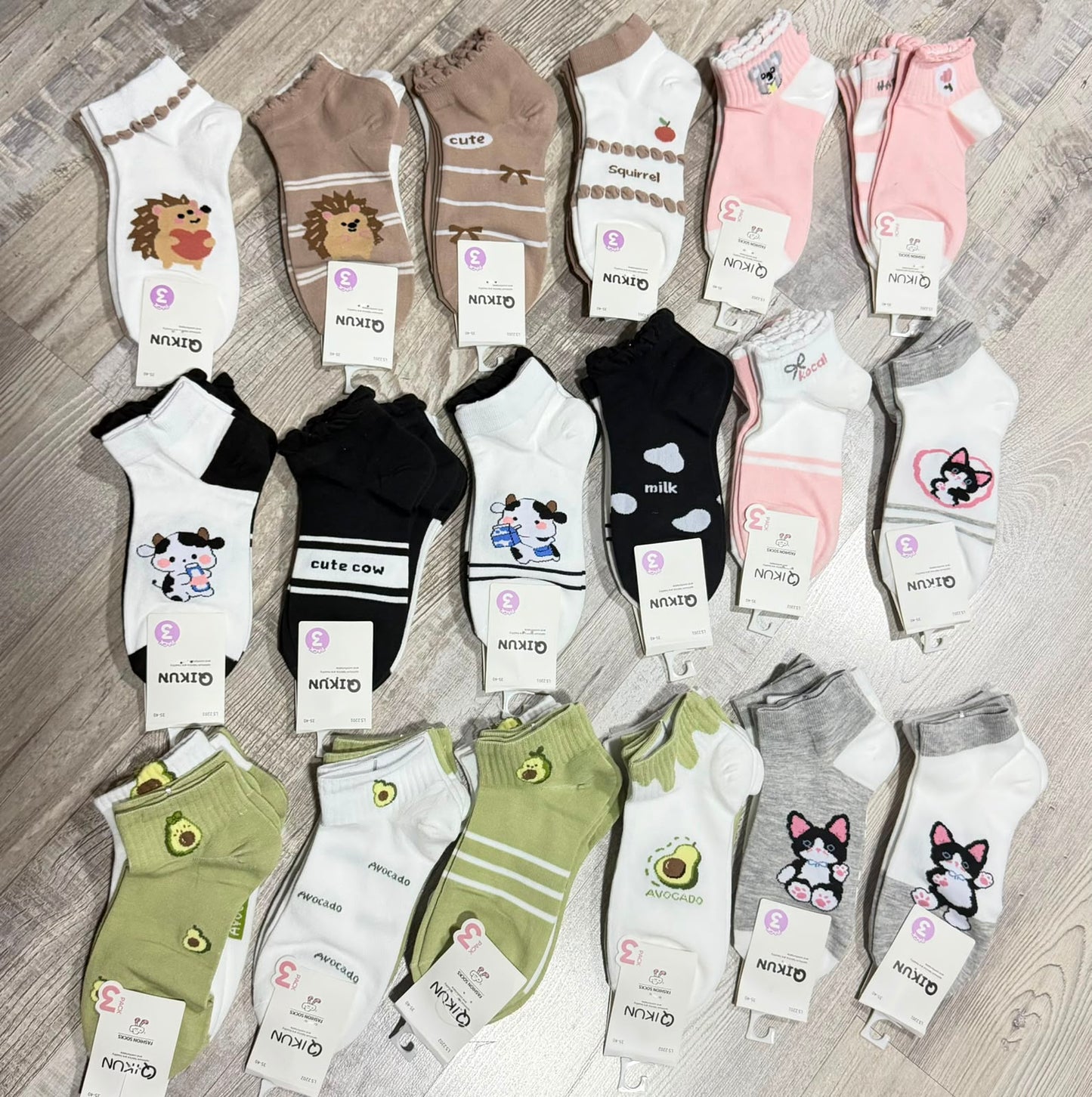 Promo Surtida Algodon ❤️ 60 Pares