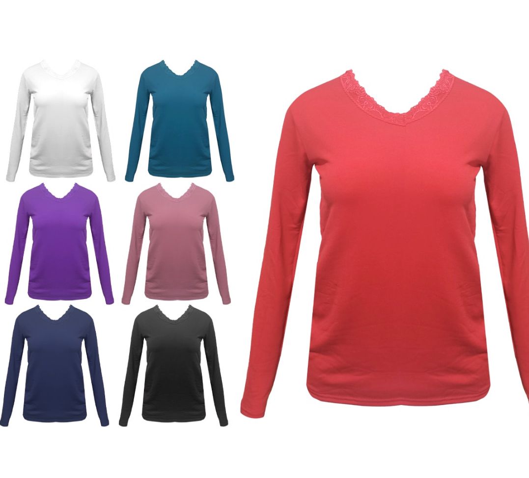 Camiseta de Polar Cuello V