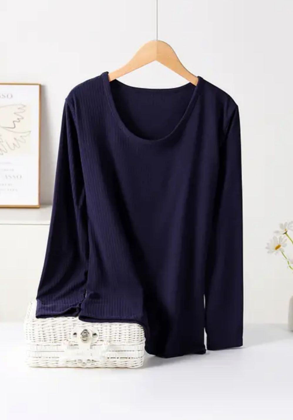 Camiseta Acanalada Hombre 3487