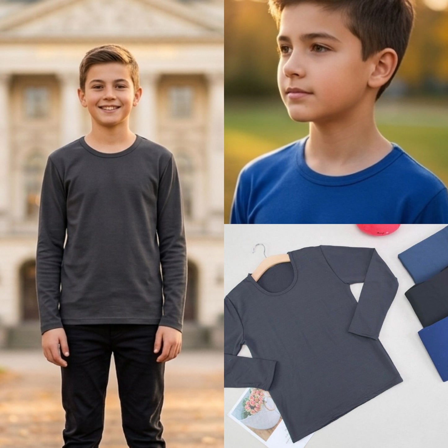 Camiseta Polar Bambú💙Juvenil 31152